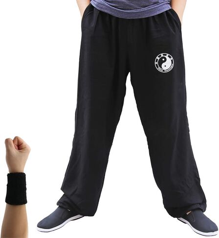 Taichi Lantern Pants Tai Chi Training Pants Kung Fu Taichi Uniforms Martial Arts Clothing Cotton - 2 Pockets in Saudi Arabia
