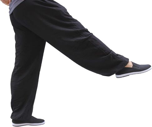 Taichi Lantern Pants Tai Chi Training Pants Kung Fu Taichi Uniforms Martial Arts Clothing Cotton - 2 Pockets in Saudi Arabia