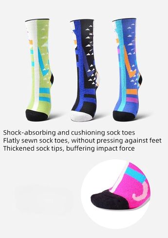 2pairs Kids Merino Wool Ski Socks Winter Dark Thermal Snow Sicks in Saudi Arabia