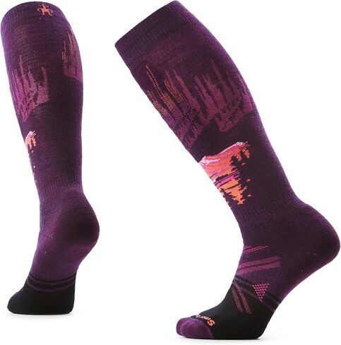Smartwool Women's Ski Full Cushion Alpine Auroras Over The Calf Socks in Saudi Arabia