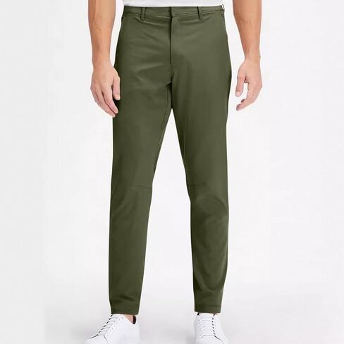 Mens Golf Pants Stretch Relaxed Fit - Expandable Waistband,Flat Front,Moisture Wicking,Sun Protection,Lightweight Twill in Saudi Arabia