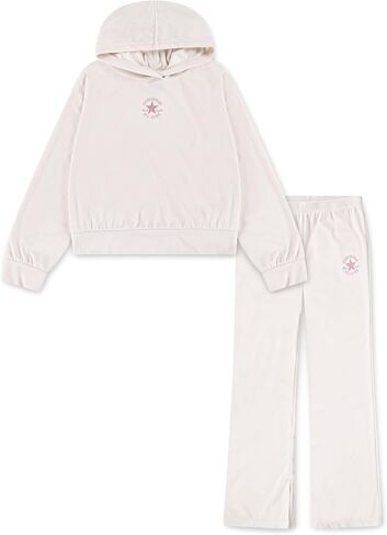 Converse Girls Velor Hoodie ومجموعة Legging Legged in Saudi Arabia