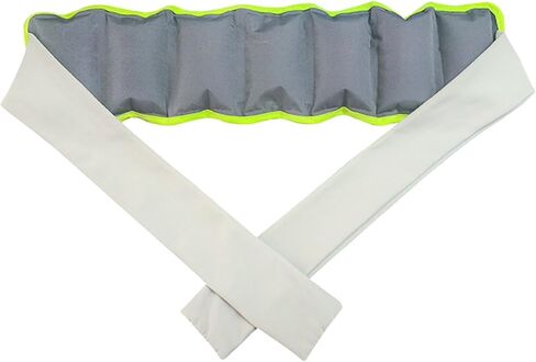 Cooling Neck Wrap Wearable Reusable Portable Cooling Scarf for Walking Hiking Riding Travel Gray in Saudi Arabia