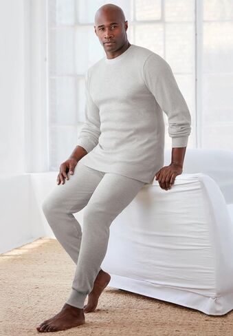 Kingsize Men's Big & Tall Heavenight Thermal Vweal Derty Shirt in Saudi Arabia