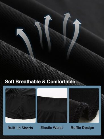 Toddler Girls Skorts Soft Pleated Athletic Skirts for Teen Girl Tennis Golf Skort with Pockets in Saudi Arabia