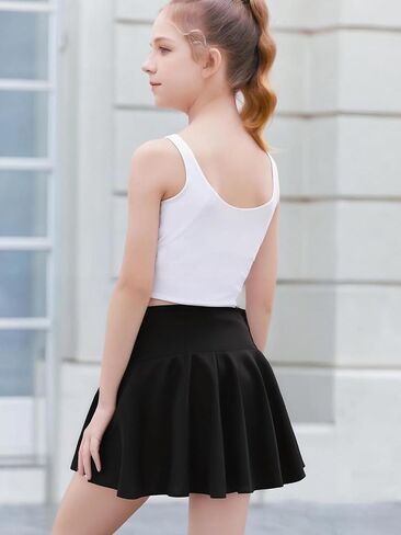 Toddler Girls Skorts Soft Pleated Athletic Skirts for Teen Girl Tennis Golf Skort with Pockets in Saudi Arabia