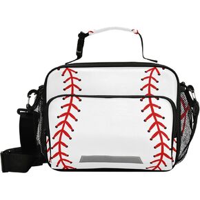 صندوق الغداء للأطفال للأطفال الصغار ، حقيبة غداء معزولة قابلة لإعادة الاستخدام للبيسبول للرعاية النهارية في الهواء الطلق في الهواء الطلق. in Kuwait