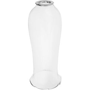 Garneck Hand Blown Glass Lamp Shade Vintage Kerosene Lamp Chimney 12-Inch Windproof Glass Candle Holder for Home Decor Compatible in Saudi Arabia