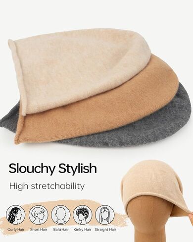 Zylioo XXL Oversized Slouchy Beanies for Women Men Winter Hats Soft Warm Beanie Hat Ladies Knitting Skull Cap in Saudi Arabia