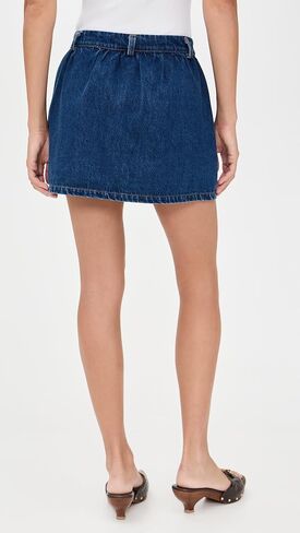 English Factory Women's Ruffle Denim Skort in Saudi Arabia