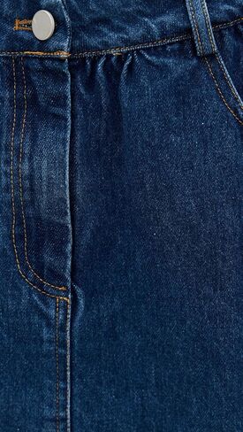 English Factory Women's Ruffle Denim Skort in Saudi Arabia