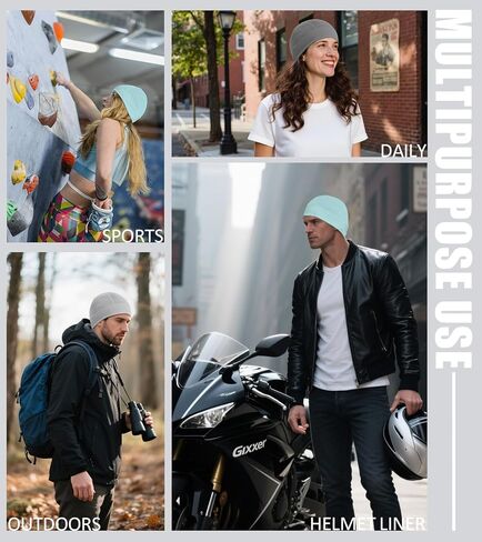 3 Pieces Lightweight Skull Cap for Men Women Breathable Helmet Liner Cooling Hat Soft Running Cycling Beanie Hats in Saudi Arabia