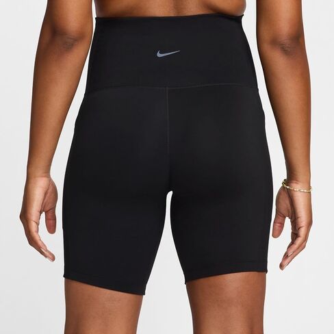 Nike (M One Women's Dri-FIT High-Waisted 8" Biker Shorts with Pockets (Maternity) (Black, FN3247-010) Size X-Small in Saudi Arabia