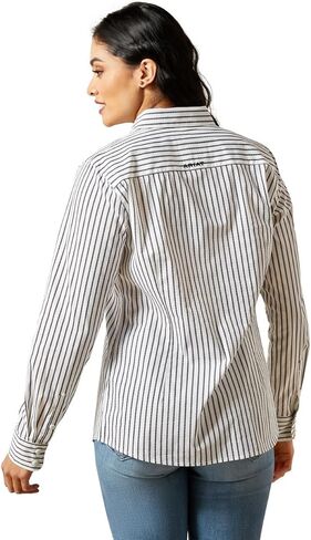 ARIAT Women's Kirby Stretch Port Royale Stripe Shirt in Saudi Arabia