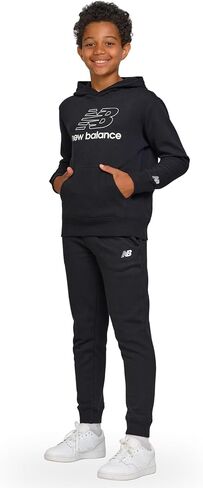 New Balance Boys & Toddlers Athletic 2 Piece – Soft Fleece Pullover Hoodie & Joggers Sweatsuit Activewear Set (2T-12) in Saudi Arabia