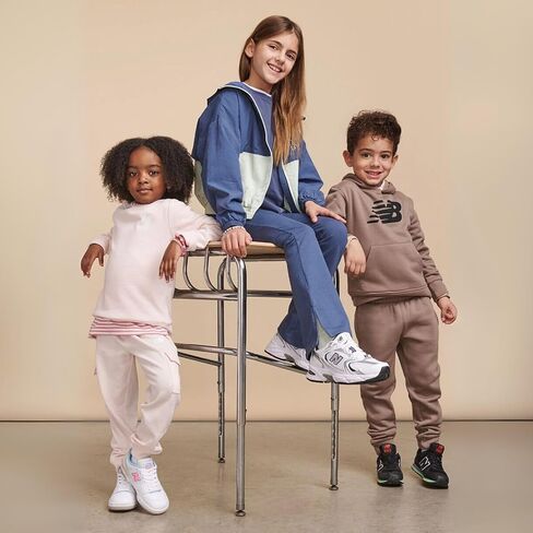 New Balance Boys & Toddlers Athletic 2 Piece – Soft Fleece Pullover Hoodie & Joggers Sweatsuit Activewear Set (2T-12) in Saudi Arabia