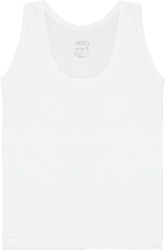 Boys' Cotton Tank Top Undershirt, 100% Cotton Jersey, 3-Pack, Made in Turkey in Saudi Arabia