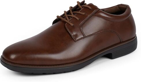 Mens Dress Shoes Lace up Formal Oxford Shoes Square Toe Business Shoe for Men in Saudi Arabia