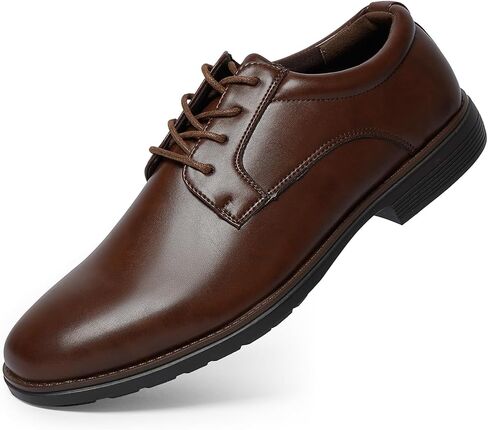 Mens Dress Shoes Lace up Formal Oxford Shoes Square Toe Business Shoe for Men in Saudi Arabia