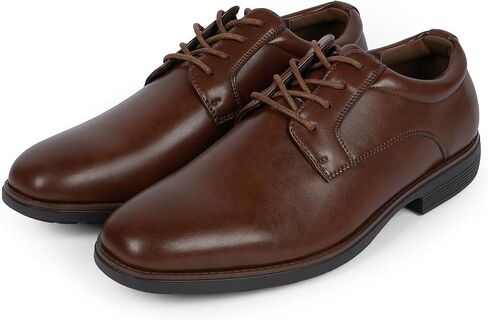 Mens Dress Shoes Lace up Formal Oxford Shoes Square Toe Business Shoe for Men in Saudi Arabia