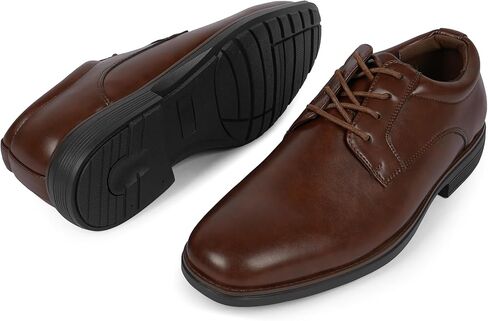 Mens Dress Shoes Lace up Formal Oxford Shoes Square Toe Business Shoe for Men in Saudi Arabia