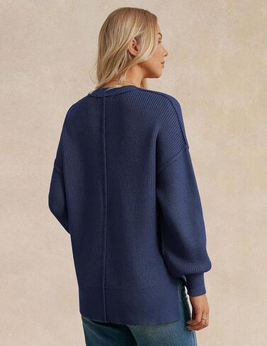 GRACE KARIN Fall Oversized Sweaters for Women, Crewneck Knit Pullover, 2025 Fashion Outfits Trendy in Kuwait