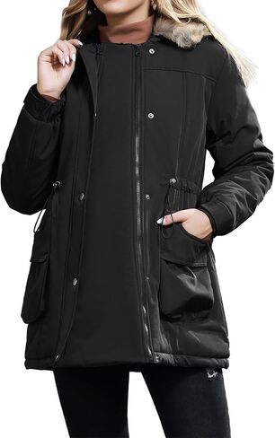 Maacie Womens الأمومة 3 في 1 سميكة الصوف المبطنة بالملابس المبطنة بالملابس الشتوية in Kuwait