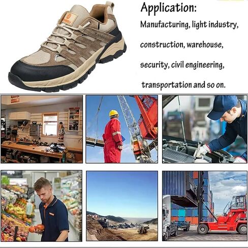 Steel Toe Work Shoes,Work Safety Sneakers Comfortable Puncture Proof Safety Shoes for Industrial,Coustruction, in Saudi Arabia