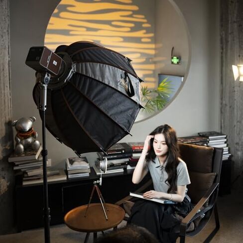 مجموعة أدوات إنشاء إضاءة التصوير الفوتوغرافي من Avant Max LED مع تحكم LCD، باب بارندور، مقبض مريح، 6 مرشحات ألوان، CRI/TLCI 96+، 2700-6500K، طاقة تيار متردد/تيار مستمر، إضاءة استوديو احترافية in Kuwait