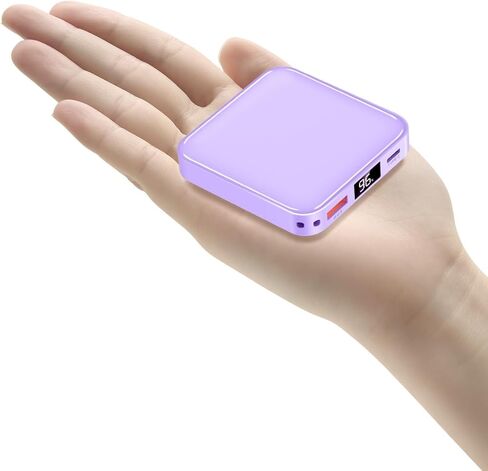 10000mAh Small Power Bank, Mini Phone Portable Charger, USB C Input/Output with Smart LED Display, 30W Fast Charging Technology Battery Bank for iPhone, iPad,Samsung, Android Phones, Tablet in Kuwait