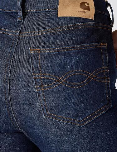 Carhartt Women’s the Tiller High Rise Bootcut Jeans-Performance Fit Stretch Denim in Saudi Arabia