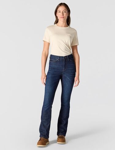 Carhartt Women’s the Tiller High Rise Bootcut Jeans-Performance Fit Stretch Denim in Saudi Arabia