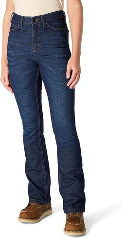 Carhartt Women’s the Tiller High Rise Bootcut Jeans-Performance Fit Stretch Denim in Saudi Arabia