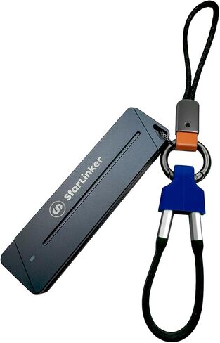 M.2 NVMe Magnetic SSD Enclosure for 2230, with Keychain 40G USB4 Cable & Silicone Protective Jacket, Supports USB 3.2 10G USB-C Fast Data Transfer in Saudi Arabia