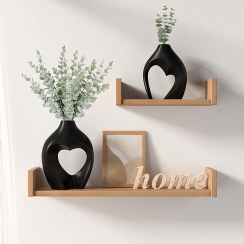 مزهريات بيضاء للديكور ، مجموعة مزهرية من السيراميك على شكل قلب من 2 ، مزهريات على شكل قلب الشمال ، مزهرية زخرفية الحد الأدنى لمركز الزفاف in Kuwait