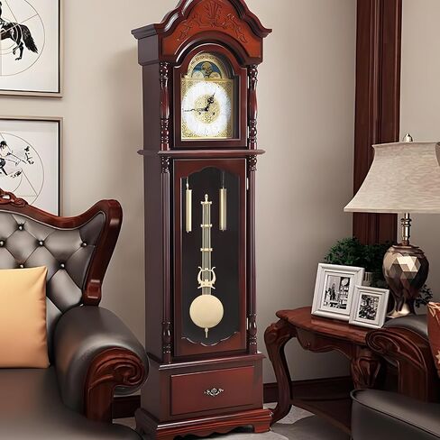 Qianshi Grandfather Clock Pendulum Presace Presidents Golden Mechanical Wall Clock Clock Pendulum Hammer Metal Quartz Cloft Clock Mechanism Accsities DIY Decore (C) in Kuwait