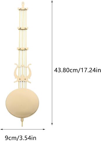 Qianshi Grandfather Clock Pendulum Presace Presidents Golden Mechanical Wall Clock Clock Pendulum Hammer Metal Quartz Cloft Clock Mechanism Accsities DIY Decore (C) in Kuwait