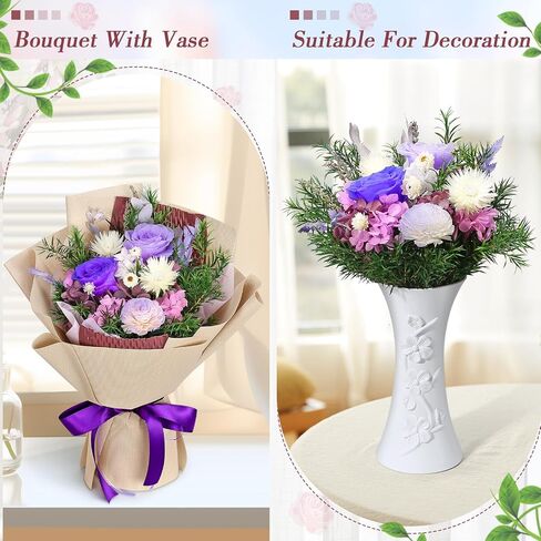 Bloom's Diary Preserved Flowers Bouquet, Flowers for Delivery Prime, Birthday Gifts for Women, Wife, Mother, Her (Purple) in Saudi Arabia