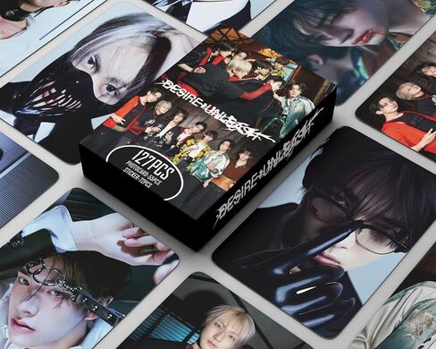 127 PCS ألبوم Desire افرحك الضوئيات الضوئية 55 PCS LOMO بطاقات تعيين 72 PCS ملصقات هدية البريدية للبنين والبنات in Kuwait