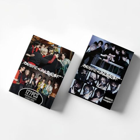 127 PCS ألبوم Desire افرحك الضوئيات الضوئية 55 PCS LOMO بطاقات تعيين 72 PCS ملصقات هدية البريدية للبنين والبنات in Kuwait