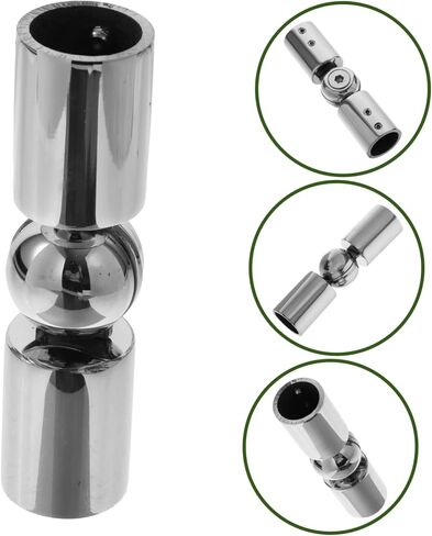 Ciieeo Curtain Rod Corner Connector Window Corner Curtain Rod Connector Elbow for Window Rods Zinc Alloy Strong in Saudi Arabia