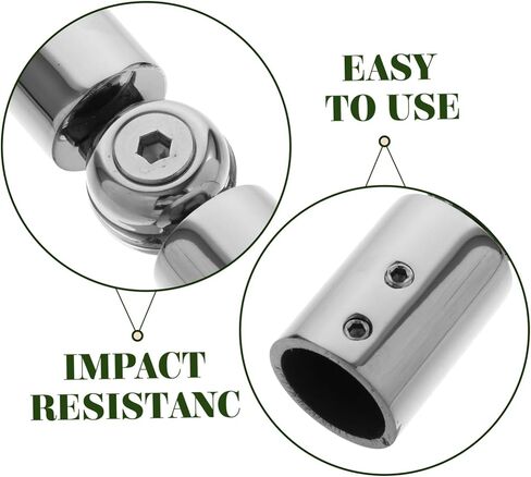 Ciieeo Curtain Rod Corner Connector Window Corner Curtain Rod Connector Elbow for Window Rods Zinc Alloy Strong in Saudi Arabia