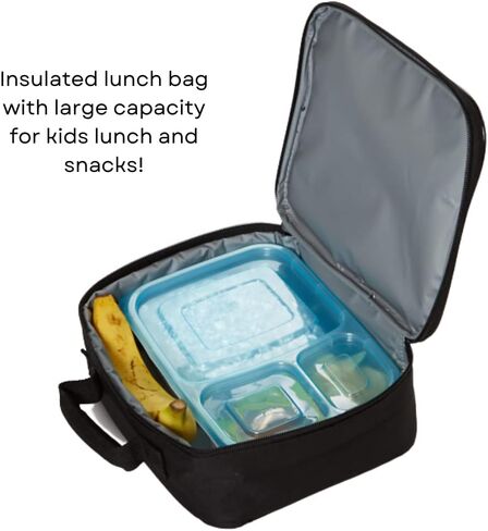 Minecraft Lunch Box for Boys and Girls - Soft Insulated Lunch Bag for Kids, Green in Saudi Arabia