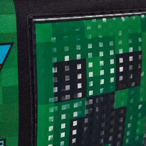 Minecraft Lunch Box for Boys and Girls - Soft Insulated Lunch Bag for Kids, Green in Saudi Arabia