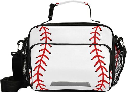 صندوق الغداء للأطفال للأطفال الصغار ، حقيبة غداء معزولة قابلة لإعادة الاستخدام للبيسبول للرعاية النهارية في الهواء الطلق في الهواء الطلق. in Kuwait