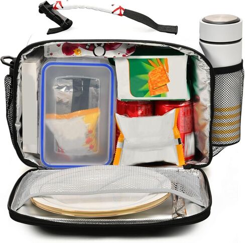 صندوق الغداء للأطفال للأطفال الصغار ، حقيبة غداء معزولة قابلة لإعادة الاستخدام للبيسبول للرعاية النهارية في الهواء الطلق في الهواء الطلق. in Kuwait
