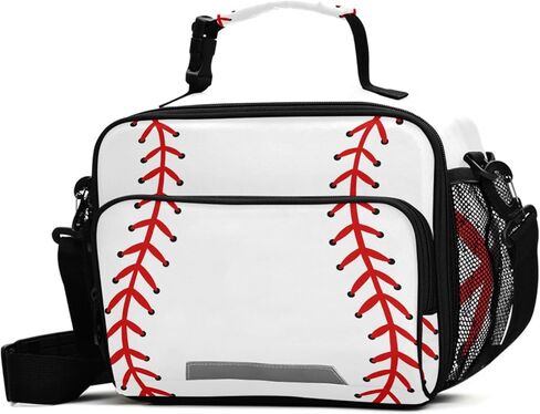 صندوق الغداء للأطفال للأطفال الصغار ، حقيبة غداء معزولة قابلة لإعادة الاستخدام للبيسبول للرعاية النهارية في الهواء الطلق في الهواء الطلق. in Kuwait