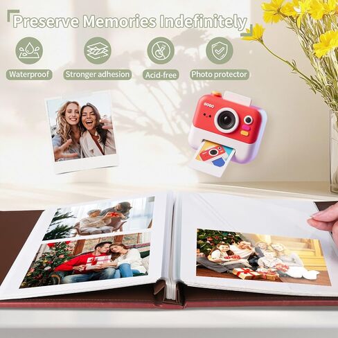 ألبوم صور الأخوات لـ 3x5 4x6 5x7 صور ديي ذاكرة جلدية ألبوم Bestie Gifts Bff Photo Photo Book Soul Sisters Gifts (ألبوم Better Friend-Dark Blue) in Saudi Arabia