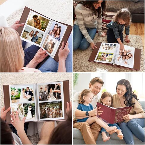 ألبوم صور الأخوات لـ 3x5 4x6 5x7 صور ديي ذاكرة جلدية ألبوم Bestie Gifts Bff Photo Photo Book Soul Sisters Gifts (ألبوم Better Friend-Dark Blue) in Saudi Arabia