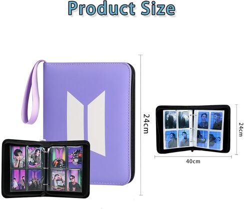 Photocards Binder 400 Mobilets Album Photo Card Collection Merch for Army Fans Gifts in Kuwait